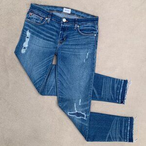 Hudson Krista Ankle Skinny Mid Rise Released Hem Jeans Sz27